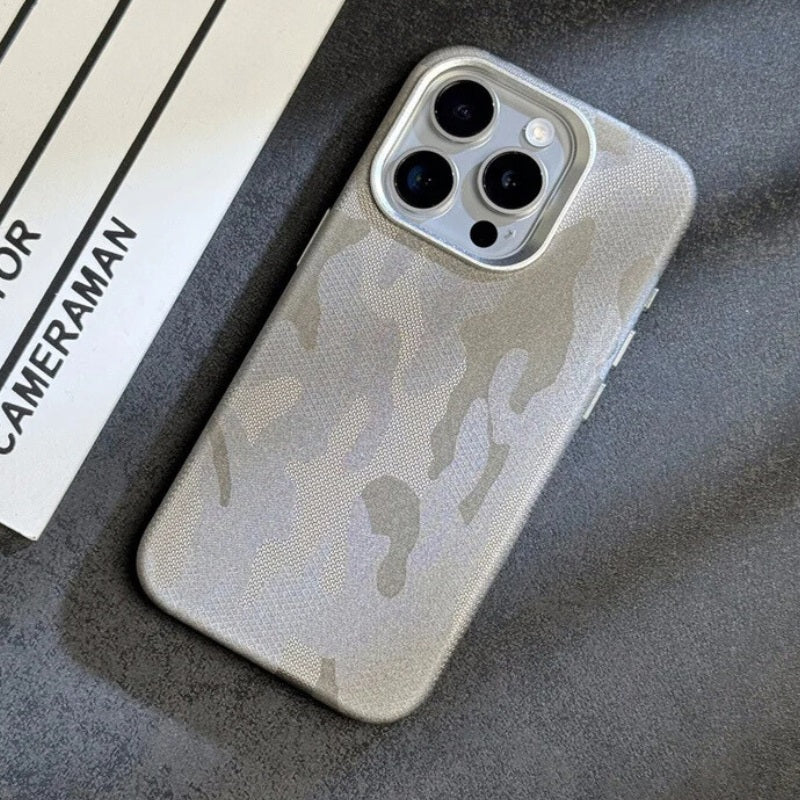Case para iPhone Camuflada Cinza