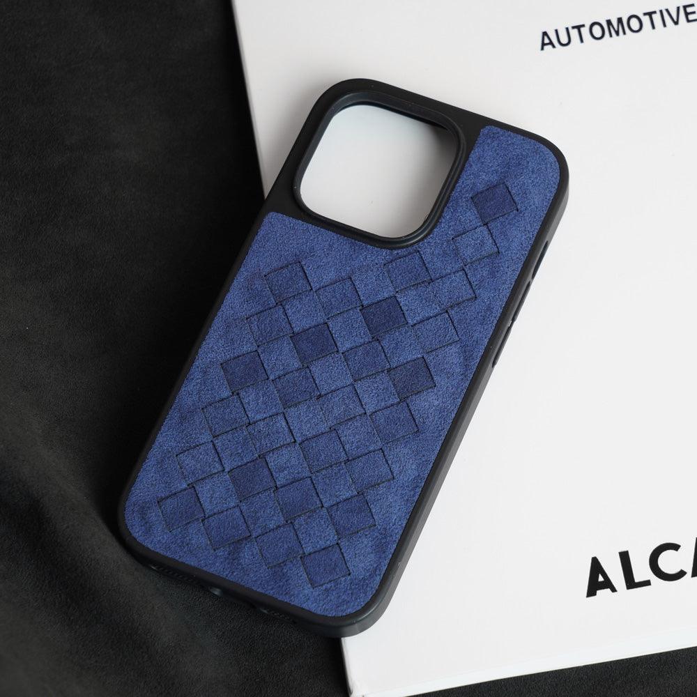 Capa para iPhone Alcantara Italiano Trança