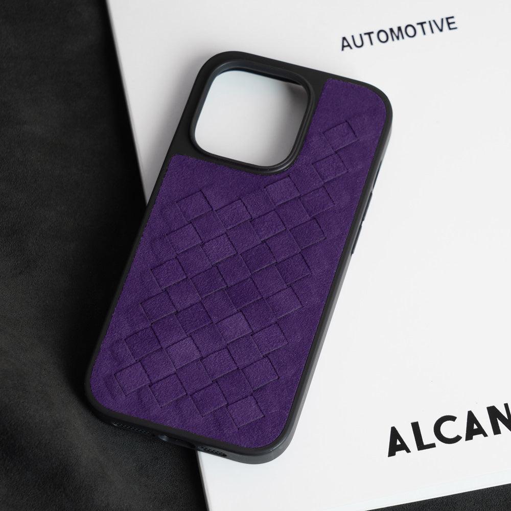 Capa para iPhone Alcantara Italiano Trança
