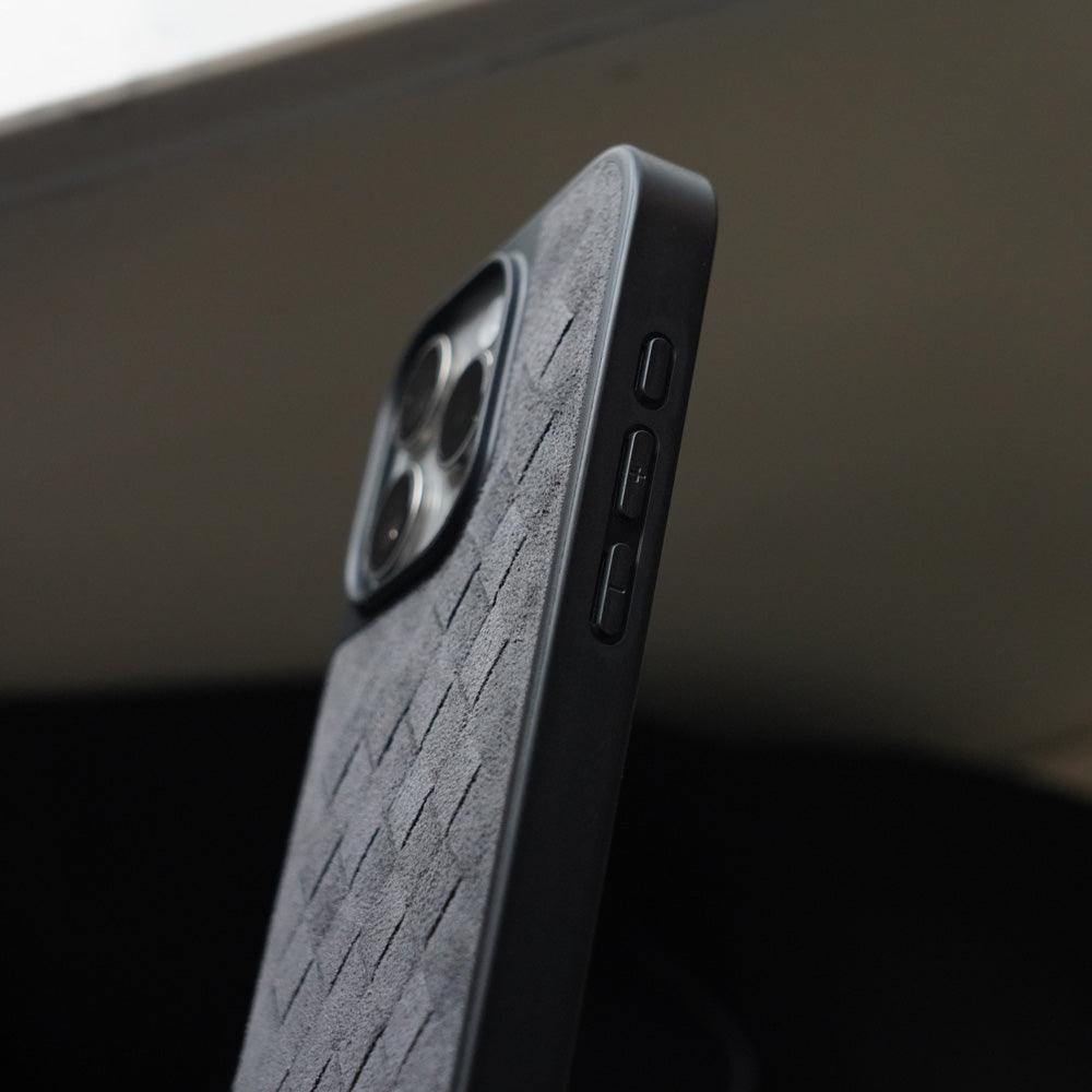 Capa para iPhone Alcantara Italiano Trança
