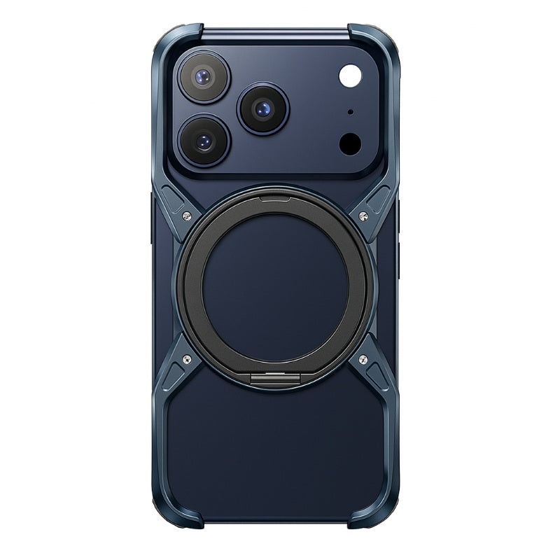 Capa para iPhone X Pro em alumínio, com forro interno aveludado