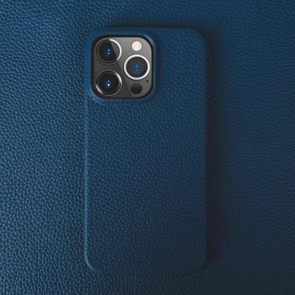 Case IPhone Couro Azul