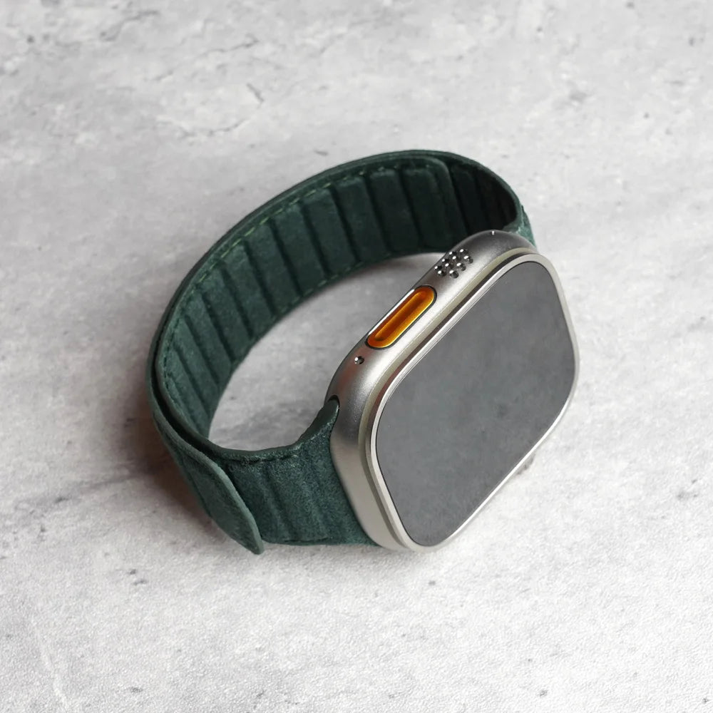Pulseira Magnética para Apple Watch de Alcantara Italiano
