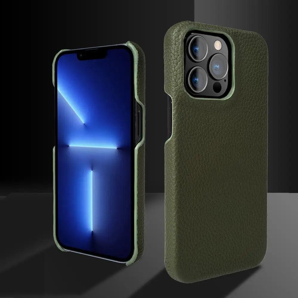 Capa para iPhone Couro Verde