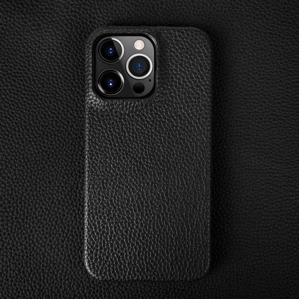 Capa para iPhone Couro Preto