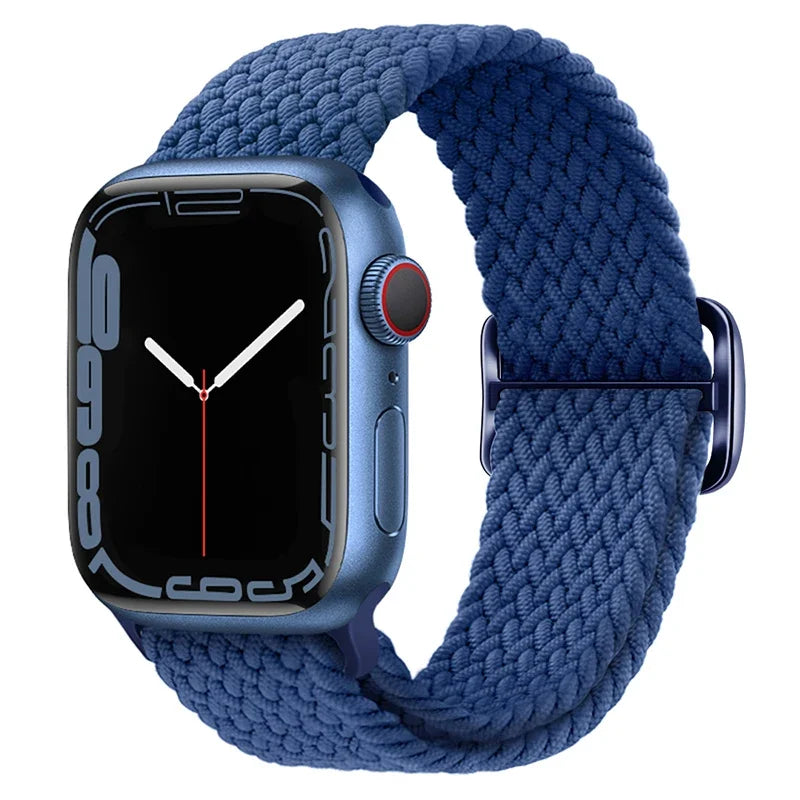 Pulseira para Apple Watch Trança Elástica Arco-íris