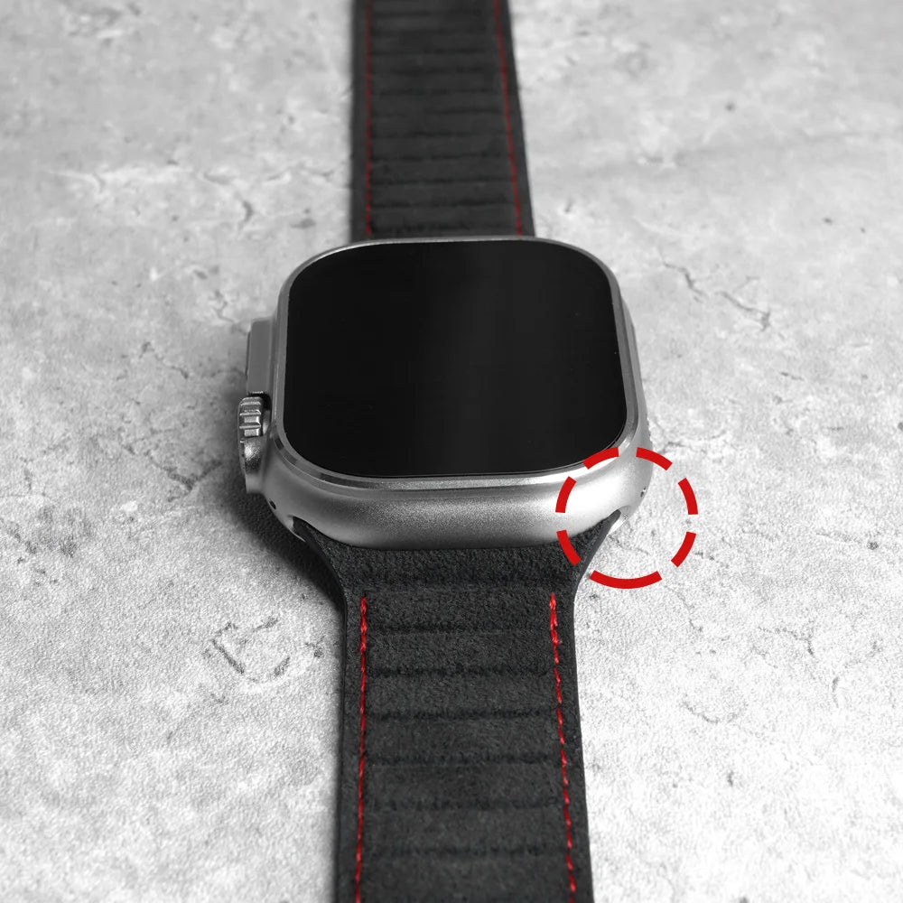 Pulseira Magnética para Apple Watch de Alcantara Italiano
