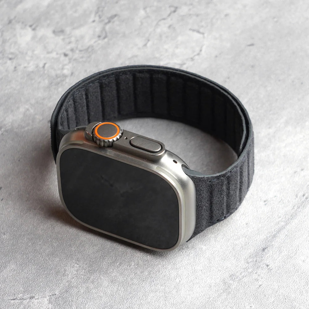 Pulseira Magnética para Apple Watch de Alcantara Italiano
