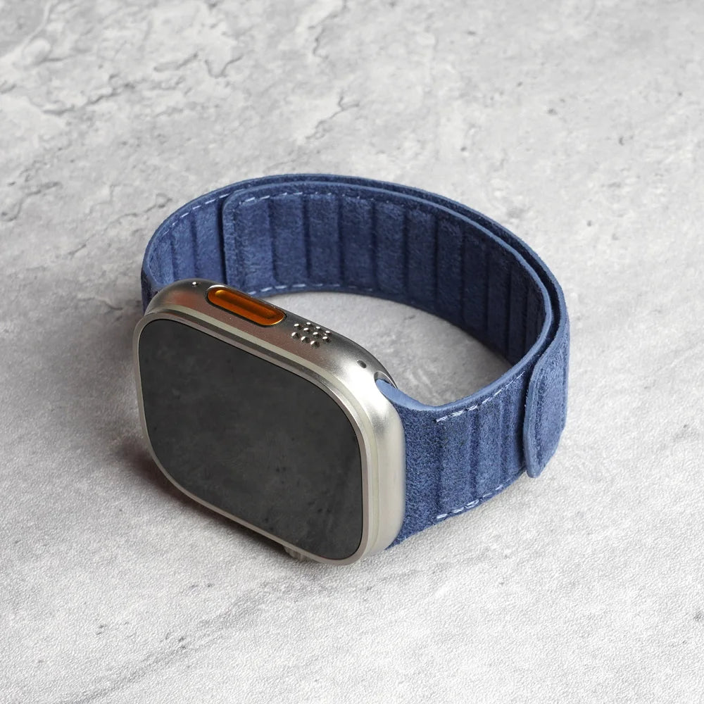 Pulseira Magnética para Apple Watch de Alcantara Italiano