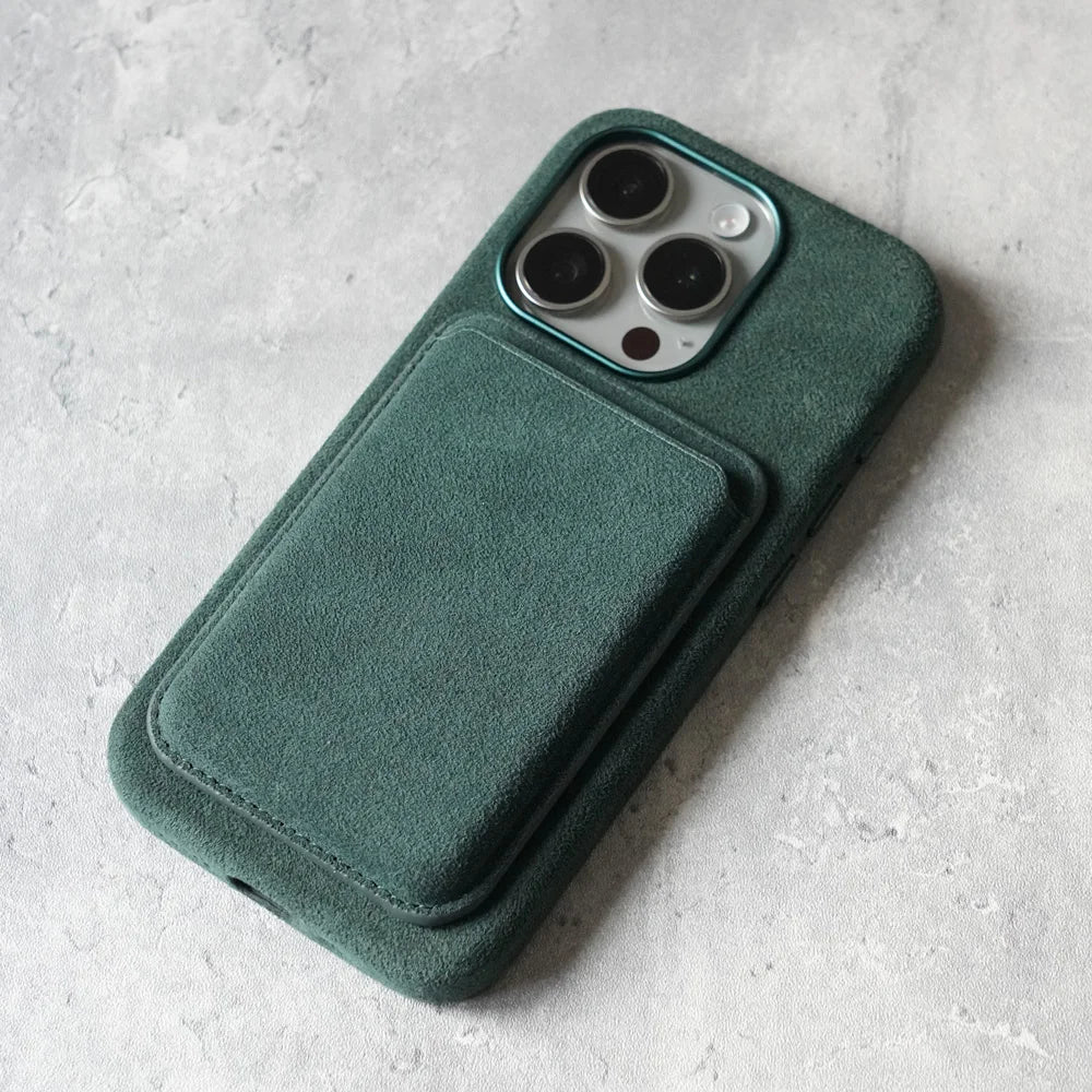Carteira Magsafe Alcantara Italiano
