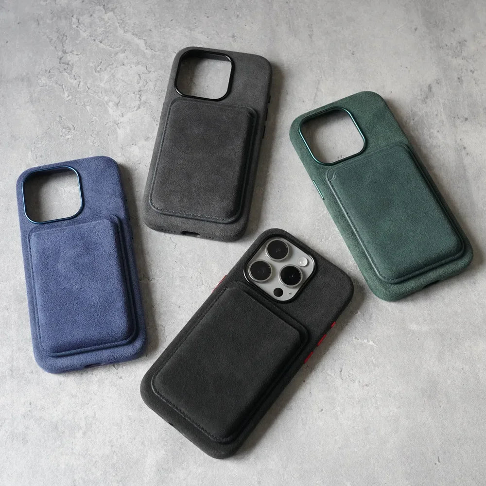 Carteira Magsafe Alcantara Italiano