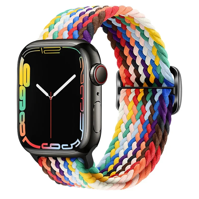 Pulseira para Apple Watch Trança Elástica Pride