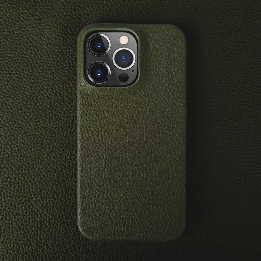 Capa para iPhone Couro Verde