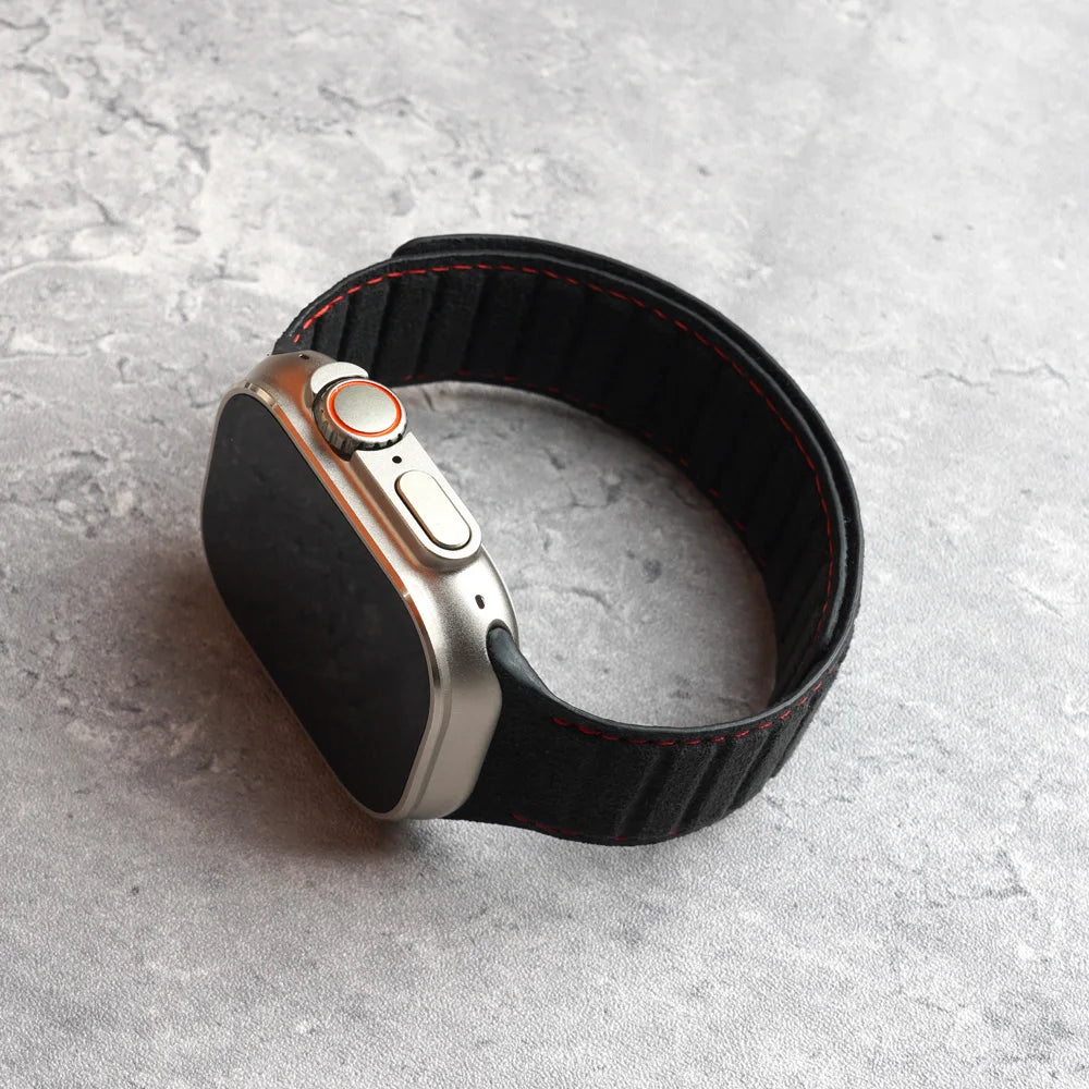 Pulseira Magnética para Apple Watch de Alcantara Italiano