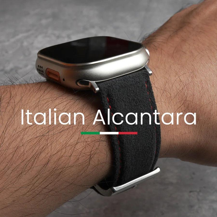 Pulseira para Apple Watch de Alcantara Italiano
