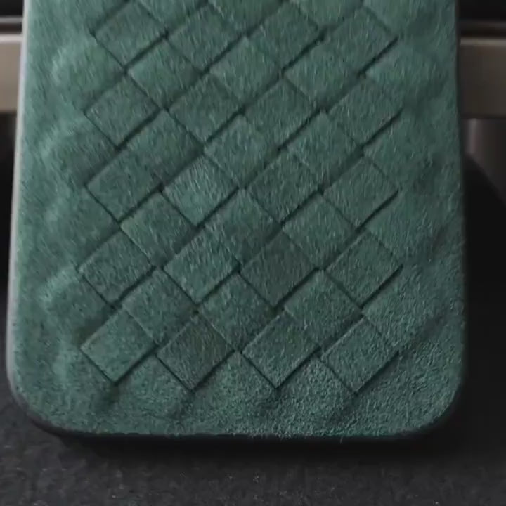 Capa para iPhone Alcantara Italiano Trança
