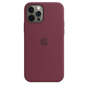 Capa para iPhone de Silicone Plum Série 12