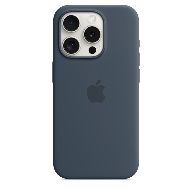 Capa para iPhone de Silicone Azul Storm Série 15