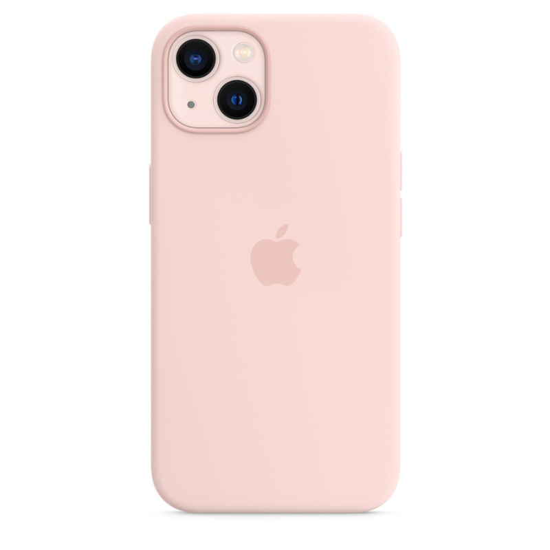 Capa para iPhone de Silicone Chalk Pink Série 13