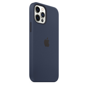 Capa para iPhone de Silicone Deep Navy Série 12