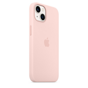 Capa para iPhone de Silicone Chalk Pink Série 13