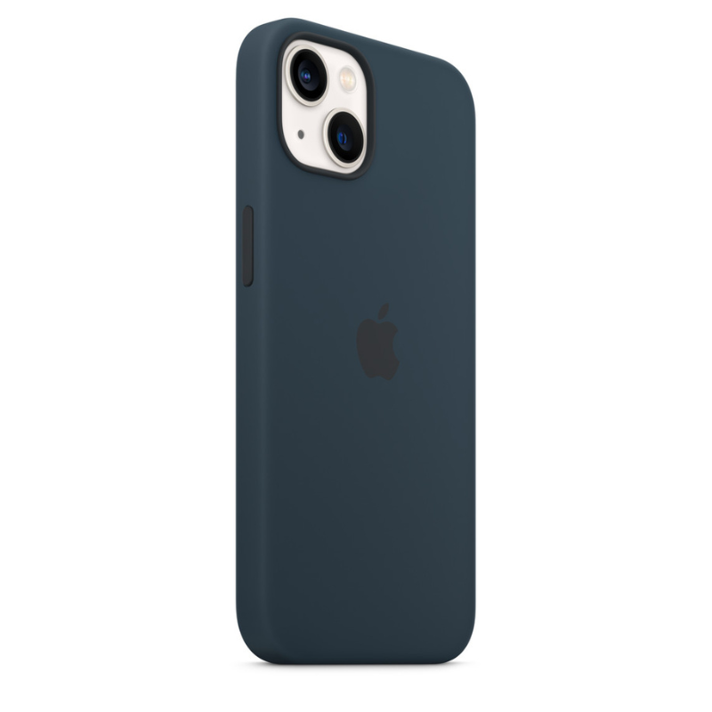 Capa para iPhone de Silicone Abyss Blue Série 13