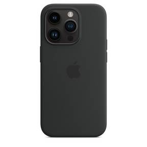 Capa para iPhone de Silicone Preto Série 14