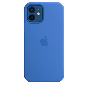 Capa para iPhone de Silicone Blue Capri Série 12