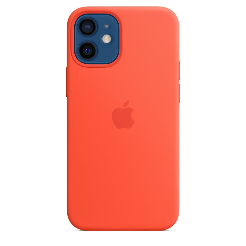 Capa para iPhone de Silicone Electric Orange Série 12