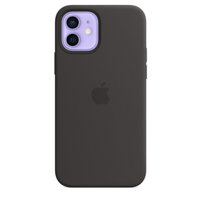 Capa para iPhone de Silicone Black Série 12