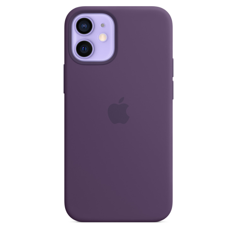 Capa para iPhone de Silicone Amethyst Série 12