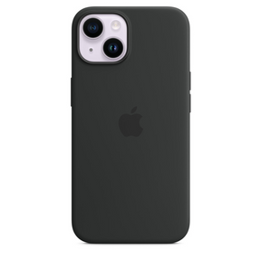 Capa para iPhone de Silicone Preto Série 14