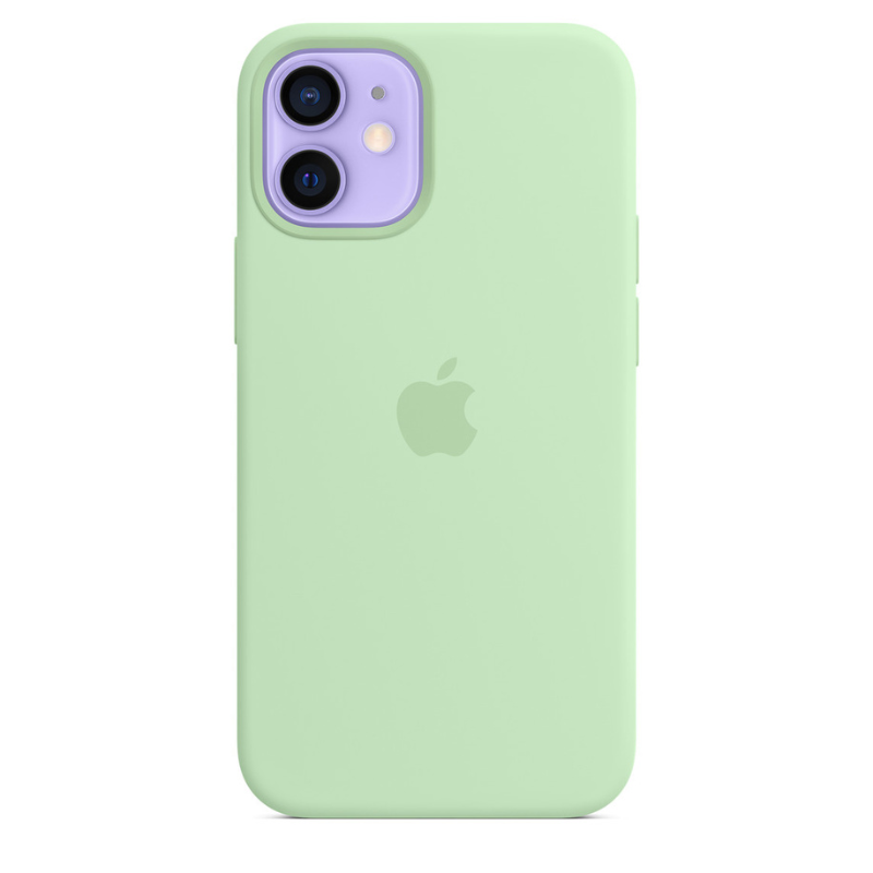 Capa para iPhone de Silicone Pistachio Série 12