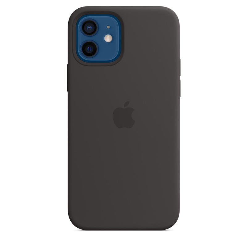 Capa para iPhone de Silicone Black Série 12