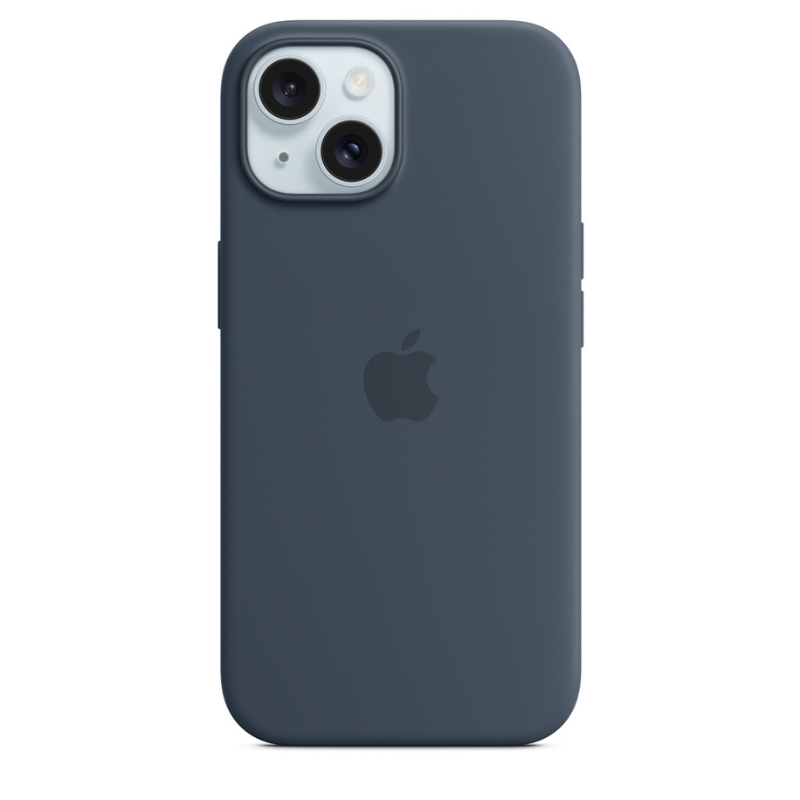 Capa para iPhone de Silicone Azul Storm Série 15