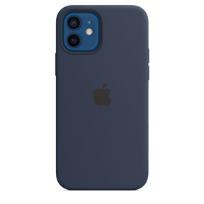 Capa para iPhone de Silicone Deep Navy Série 12