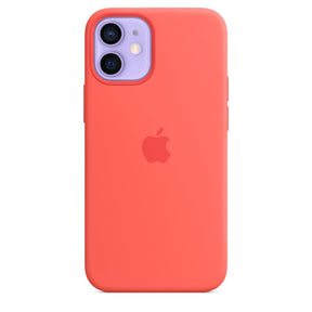 Capa para iPhone de Silicone Pink Citrus Série 12