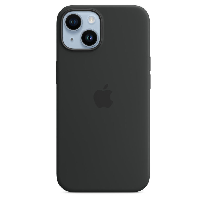 Capa para iPhone de Silicone Preto Série 14