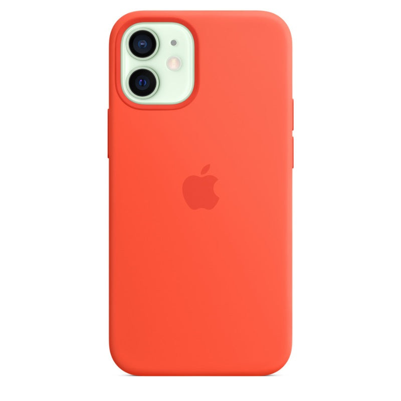 Capa para iPhone de Silicone Electric Orange Série 12