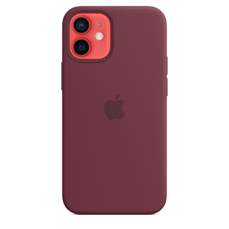 Capa para iPhone de Silicone Plum Série 12