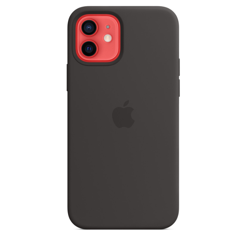 Capa para iPhone de Silicone Black Série 12