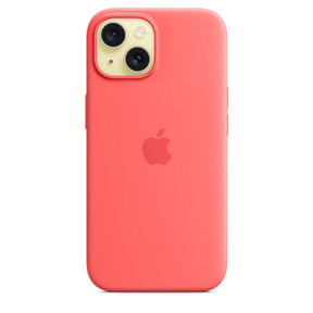 Capa para iPhone de Silicone Guava Série 15