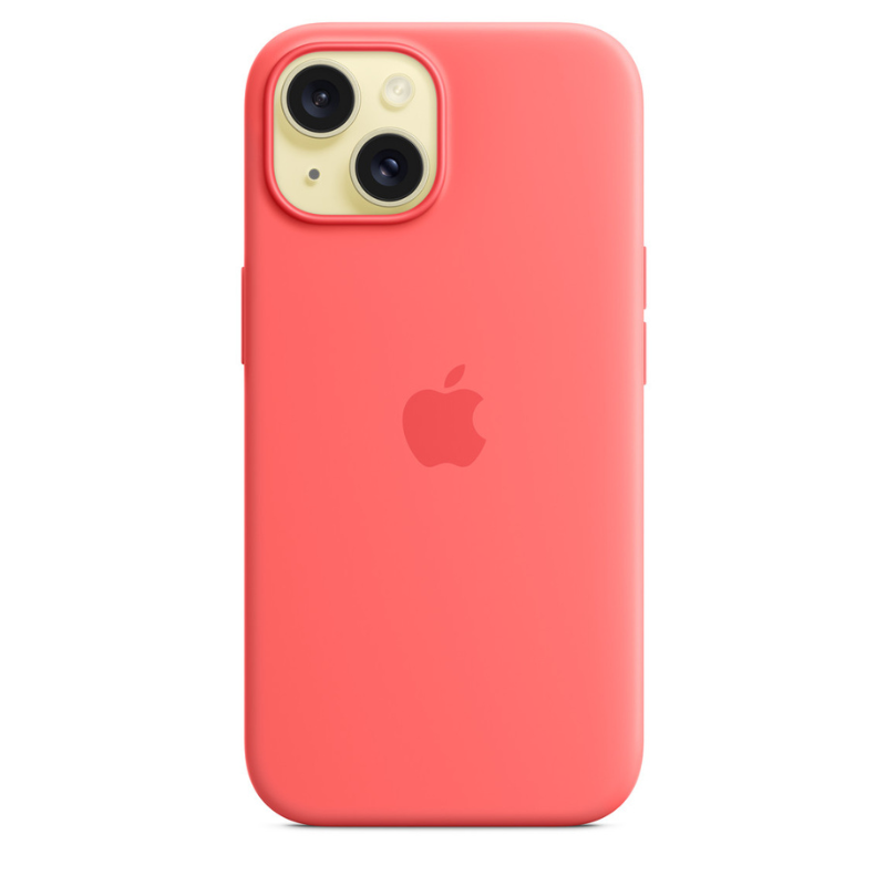 Capa para iPhone de Silicone Guava Série 15