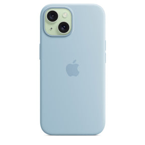 Capa para iPhone de Silicone Lithi Blue Série 15