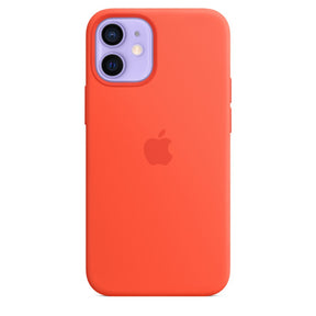 Capa para iPhone de Silicone Electric Orange Série 12