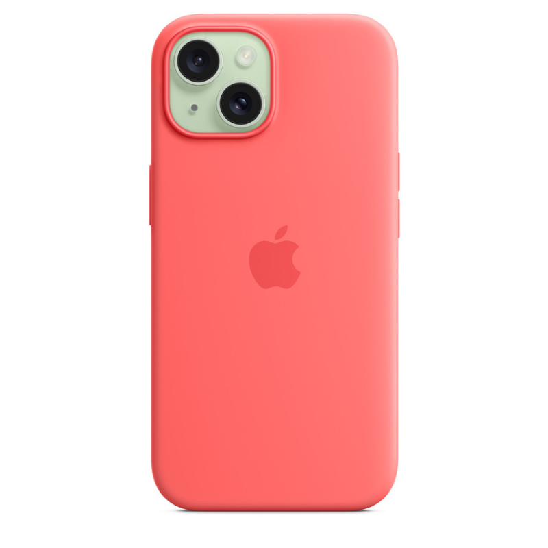 Capa para iPhone de Silicone Guava Série 15