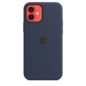 Capa para iPhone de Silicone Deep Navy Série 12