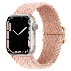 Pulseira para Apple Watch Trança Elástica Rosa