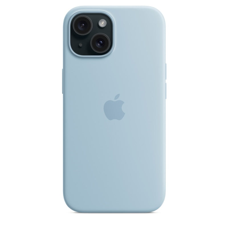 Capa para iPhone de Silicone Lithi Blue Série 15