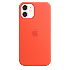 Capa para iPhone de Silicone Electric Orange Série 12